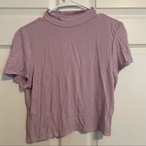 Large American Eagle Soft&Sexy Rib Crop Top